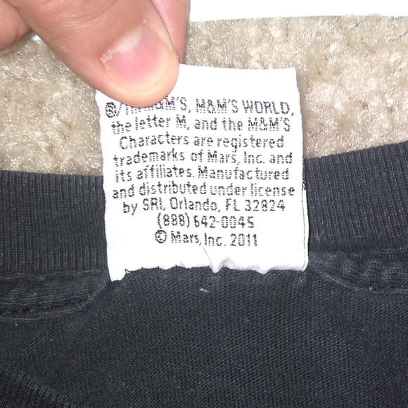 M&Ms,Red vintage shirt (M) - Picture 3 of 5